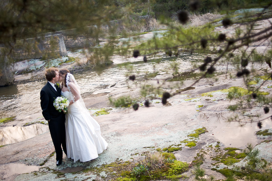 fine creek mill wedding portrait