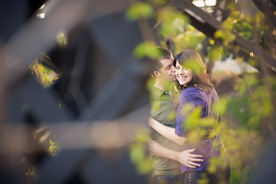 Downtown Richmond Engagement Photos Near the Old Train Station