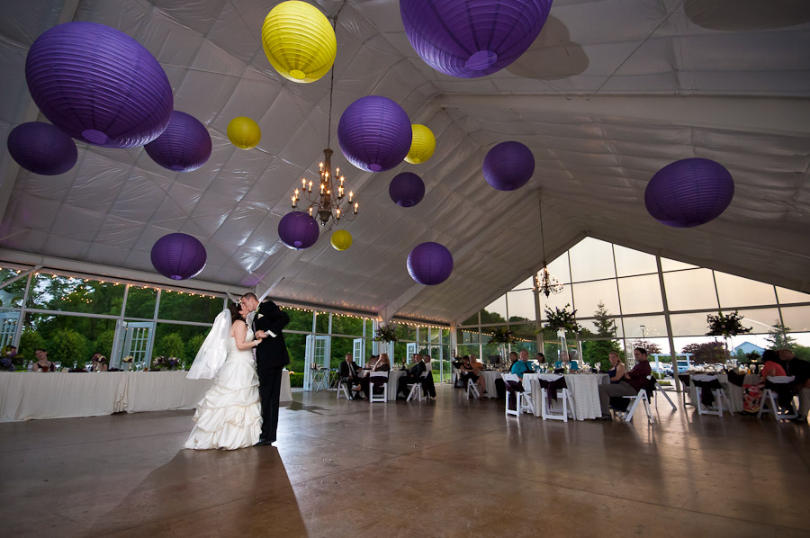 beautiful first dance photo at ritz charles in carmel, indiana