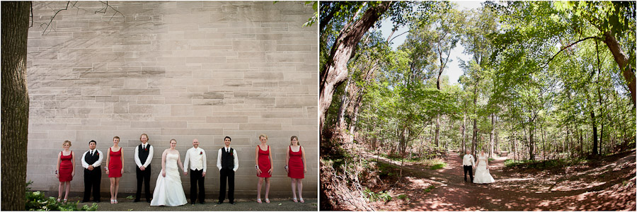 indiana university bridal party portriats