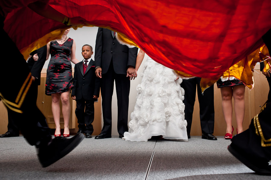 Chinese Lion at Wedding at JMU in Harrisonburg, VA