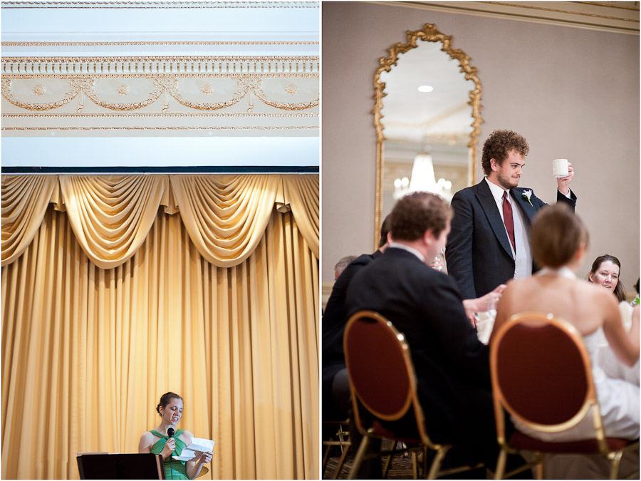 wedding toasts at boston's sheraton commander