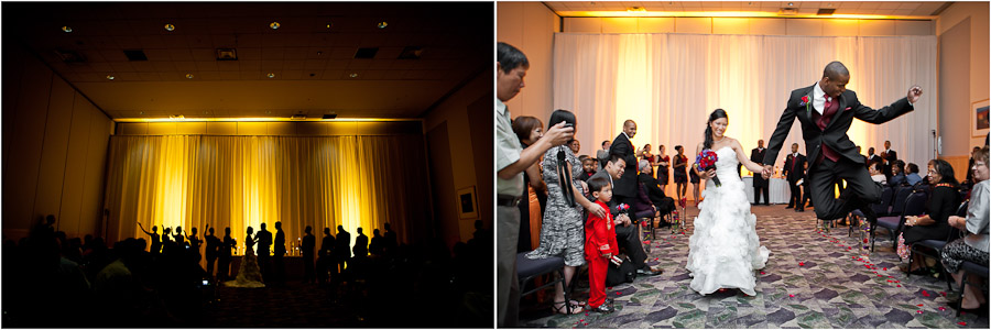 wedding ceremony photos from Ballroom at JMU in harrisonburg virginia