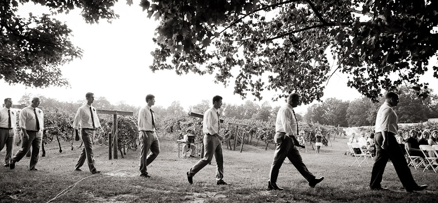 wedding shot like Abbey Road