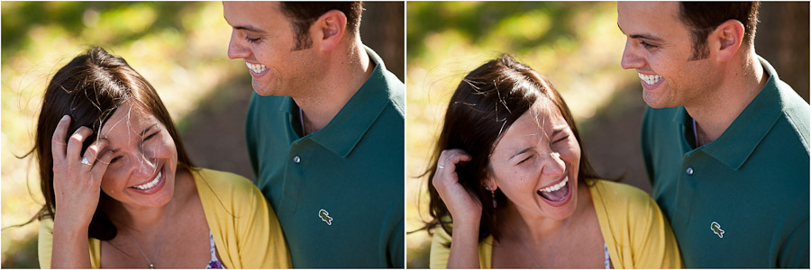 Fun and Colorful Casual Charlottesville Engagement Photo