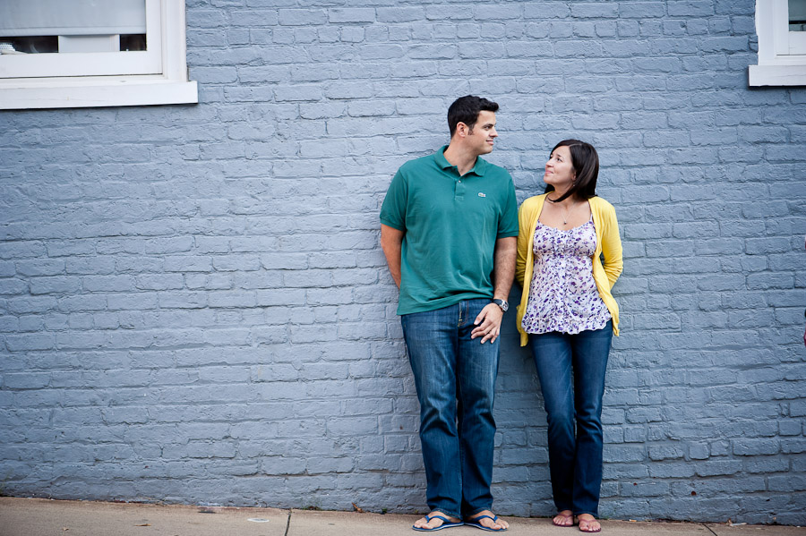 Classic Charlottesville Engagement Photo