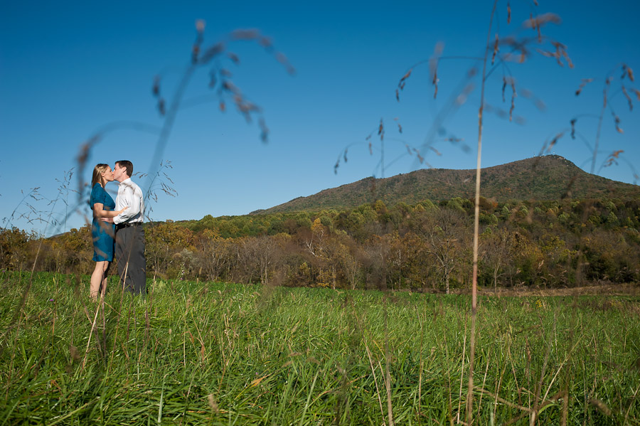 Massanutten Mountain Engagement Photo