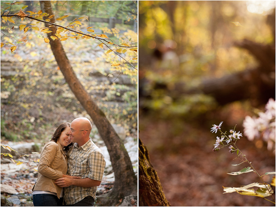 McCormick's Creek State Park Indiana Engagement Photography