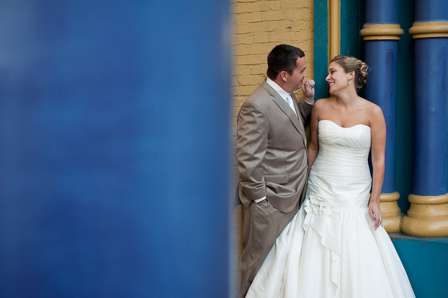 downtown louisville wedding portraits