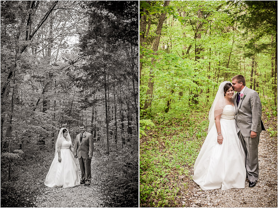 Wedding Photos at Spring Mill State Park Indiana