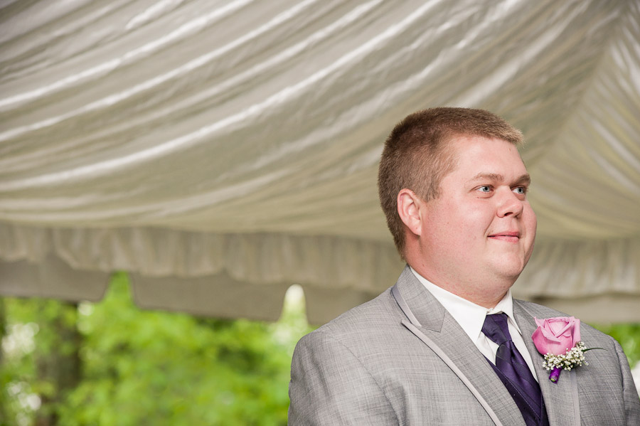 Groom before wedding