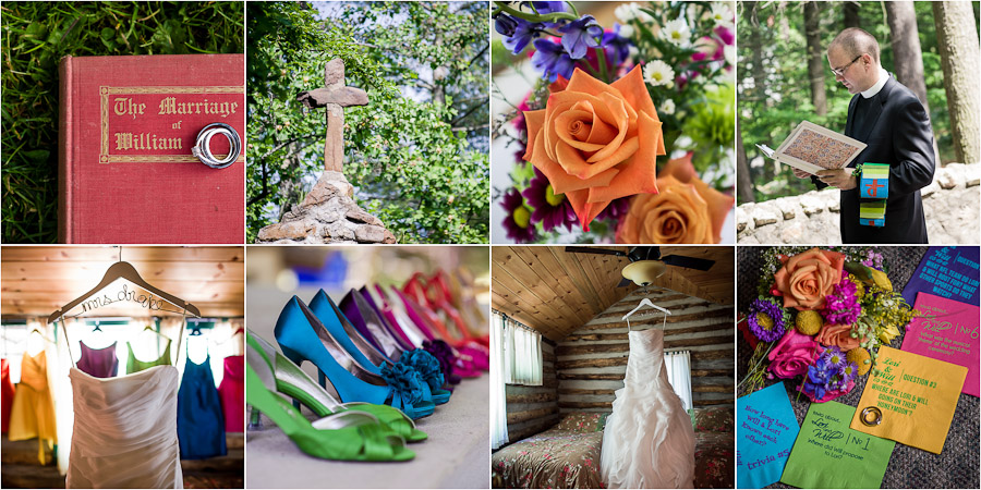 Colorful Wedding Details