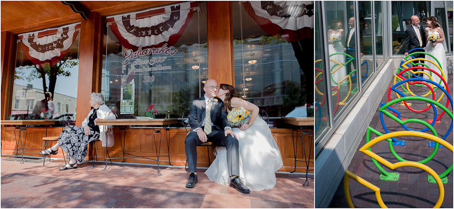 Wedding Portraits Downtown Columbus, Indiana