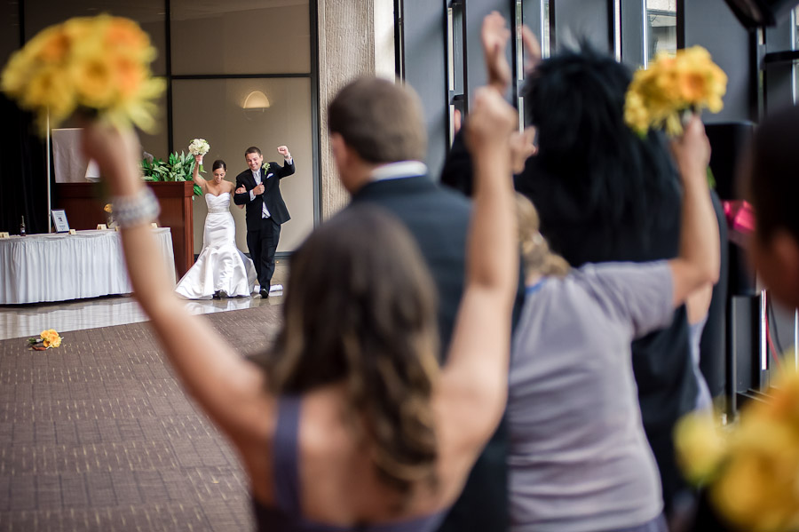 Awesome wedding entrance