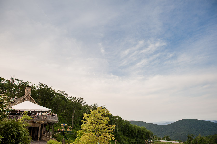 The Lookout at Wintergreen Resort Wedding Reception