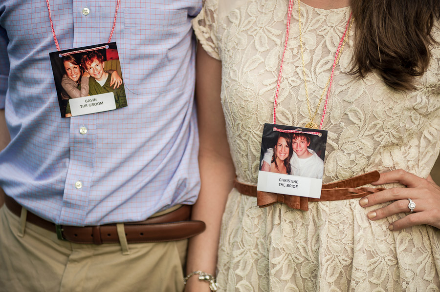 Wedding name tags