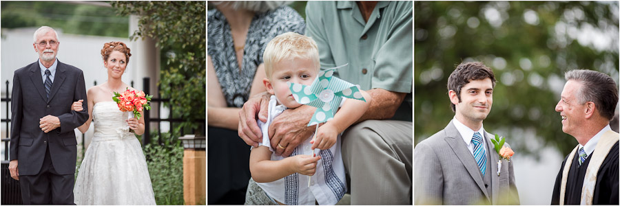 Sweet wedding moments in Bloomington Indiana at WonderLab