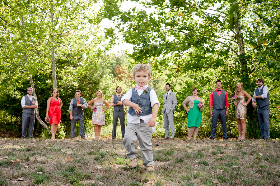 funny bridal party shot