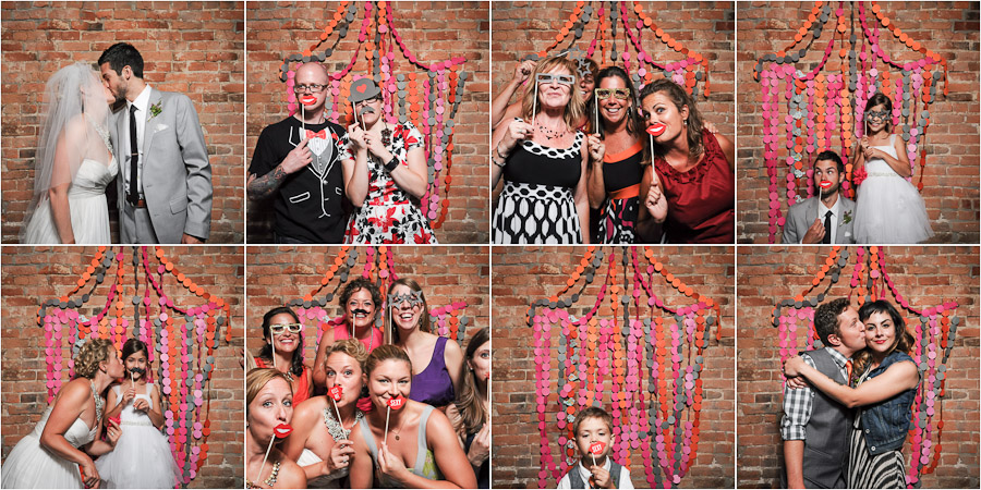 Fun wedding photobooth