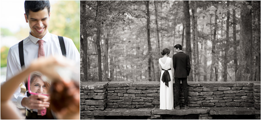 Romantic and sweet wedding photography in Brown County, Indiana