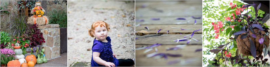 Sweet fall details at southern Indiana outdoor wedding