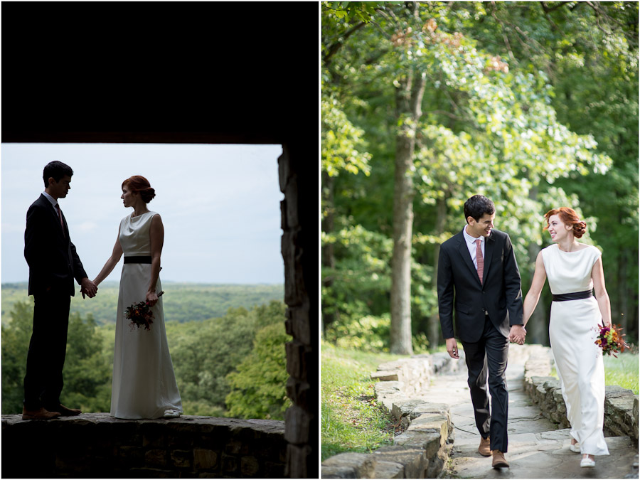 elegant and fun Mad Men style wedding in Indiana