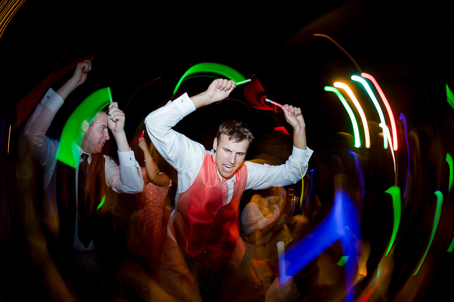 Sweet Wedding Dancing with Glow Sticks