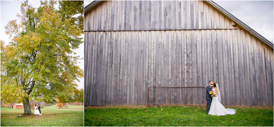 Beautiful, rustic, farm wedding photographs near Bloomington, Indiana