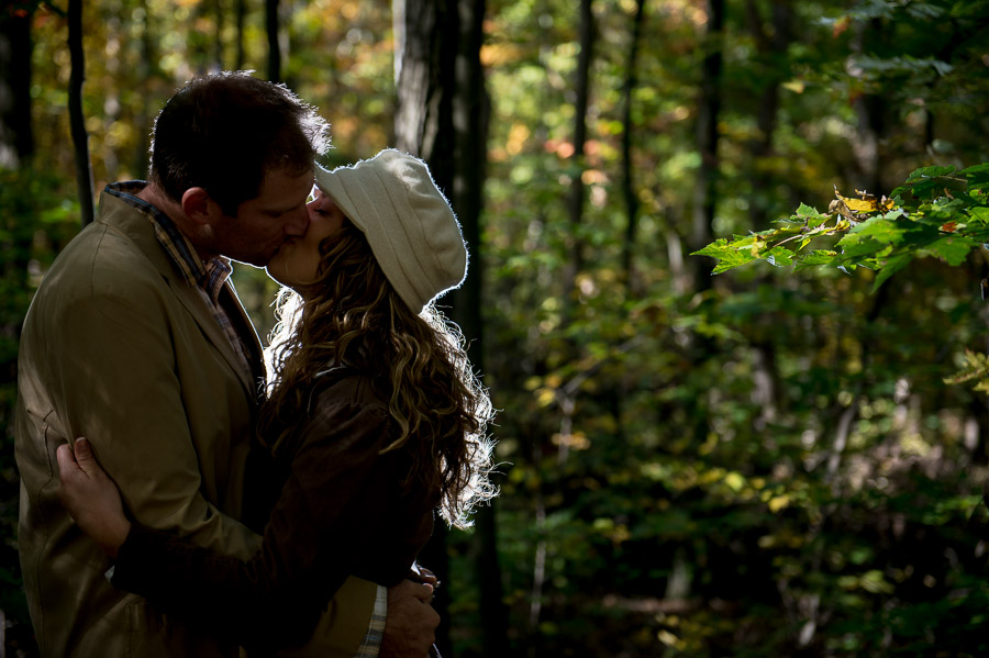 Romantic, quirky, unique engagement photo