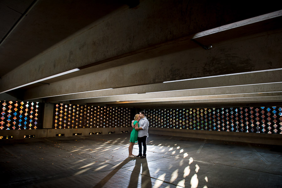 artsy, colorful and unique engagement photos in Bloomington, Indiana