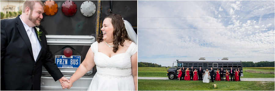 funny prison bus wedding party transportation