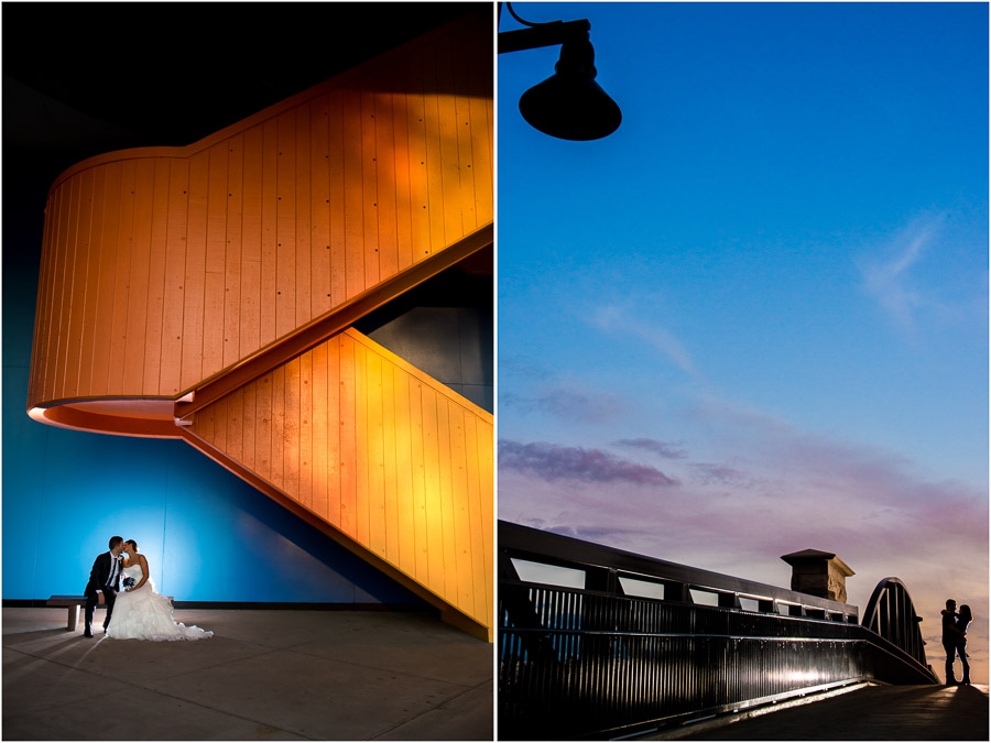 creative silhouette shadow play engagement and wedding photos