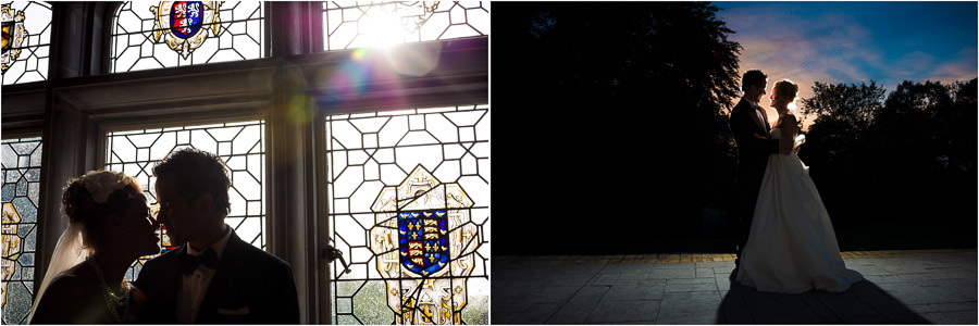 lovely colorful shadow play engagement and wedding photos