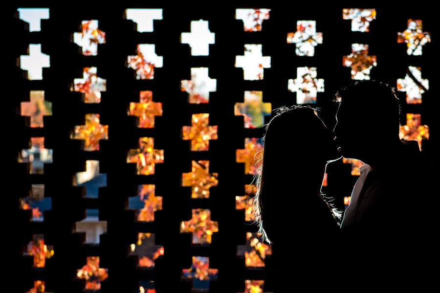 creative silhouette engagement photos bloomington