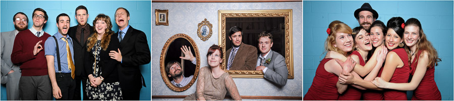 Sweet local band photos in Bloomington, Indiana photobooth