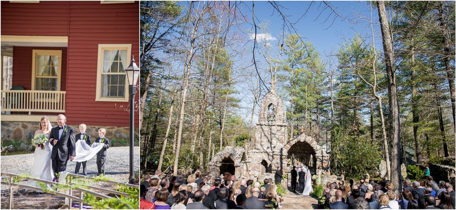 Gorgeous, vibrant, crisp wedding ceremony photography in Virginia