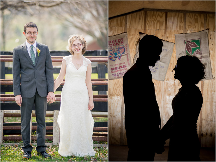 Fun, dramatic, laid-back wedding portraits at Sycamore Farms, Bloomington, Indiana