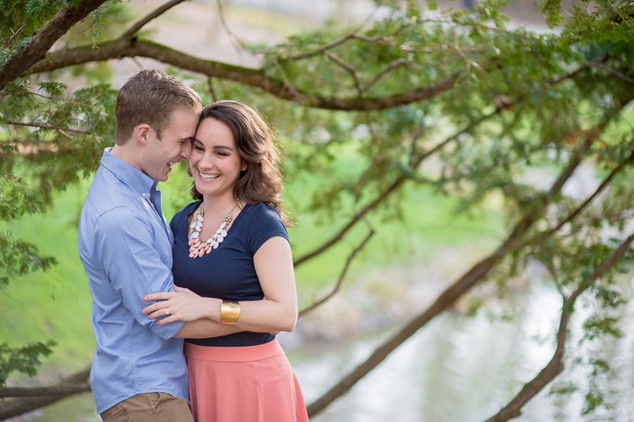 Bulter University Gardens engagement photos