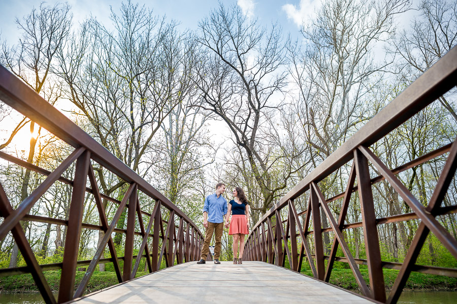 Creative, colorful, and fun engagement photos, Indianapolis