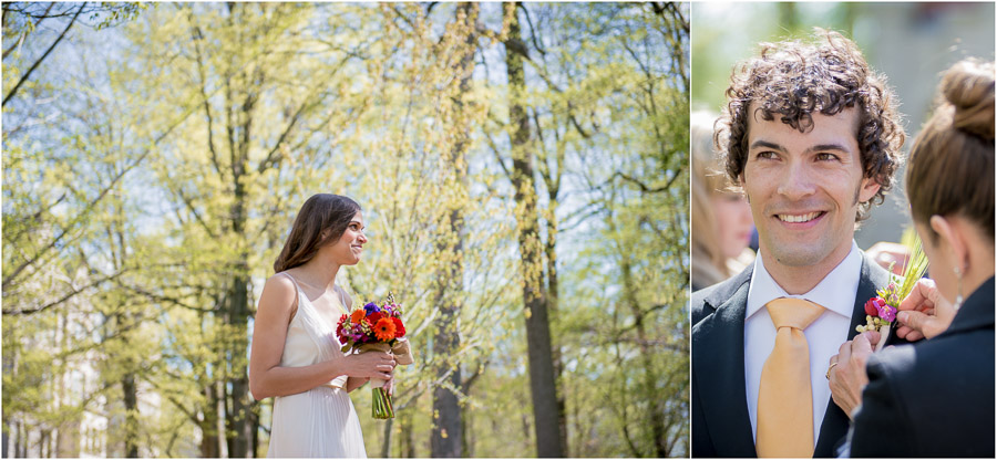 Beautiful, casual outdoor IU wedding in Bloomington, Indiana