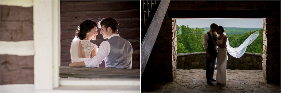 Wedding Photos at Brown County Overlooks