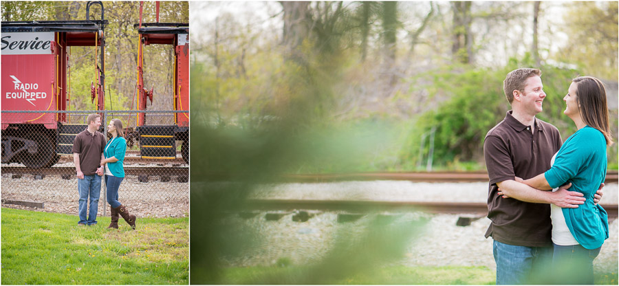 Creative, interesting engagement photography in Noblesville Indiana