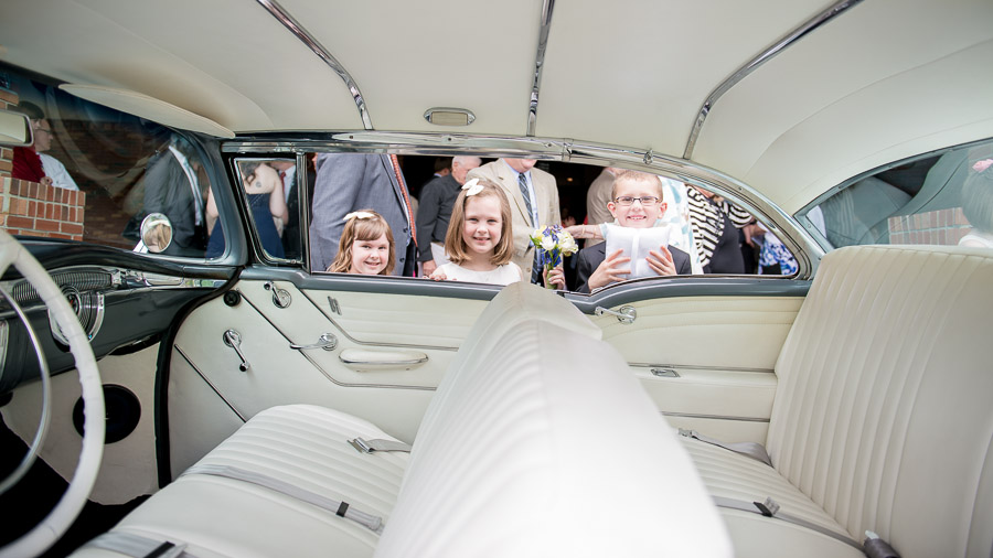 Classic Car at wedding