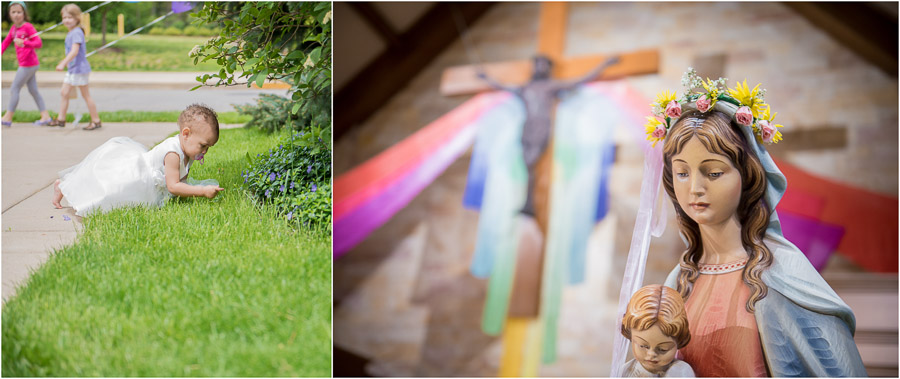 Cute, colorful, kids and wedding details at Indianapolis Wedding