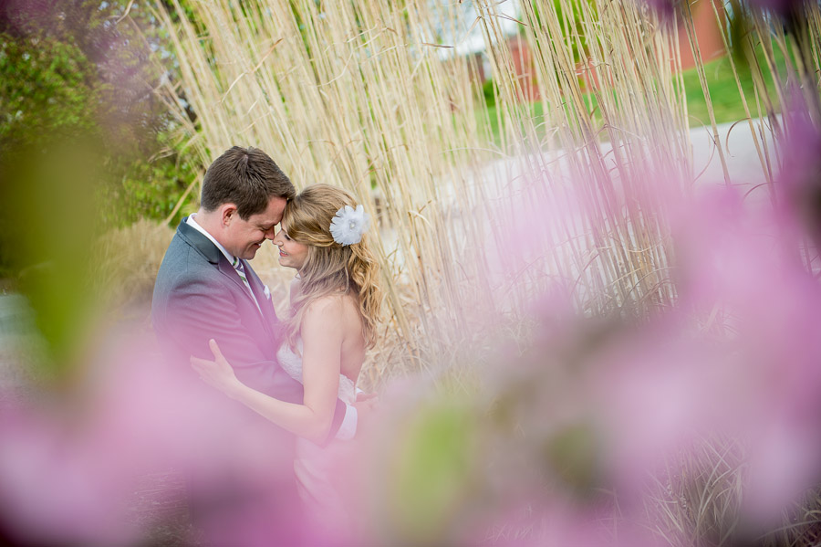 sweet colorful bride and groom photo at noblesville indiana wedding