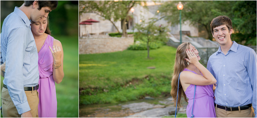 Proposal photography in Bloomington, Indiana by TALL+small!