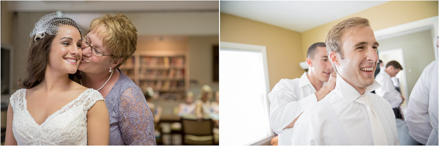 smiley, happy, pre-ceremony wedding photos in Indy, Indiana