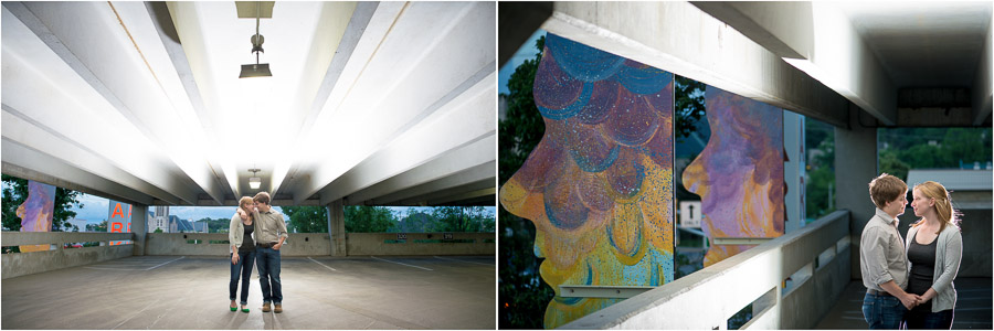 Bloomington Urban Downtown Parking Garage Portraits