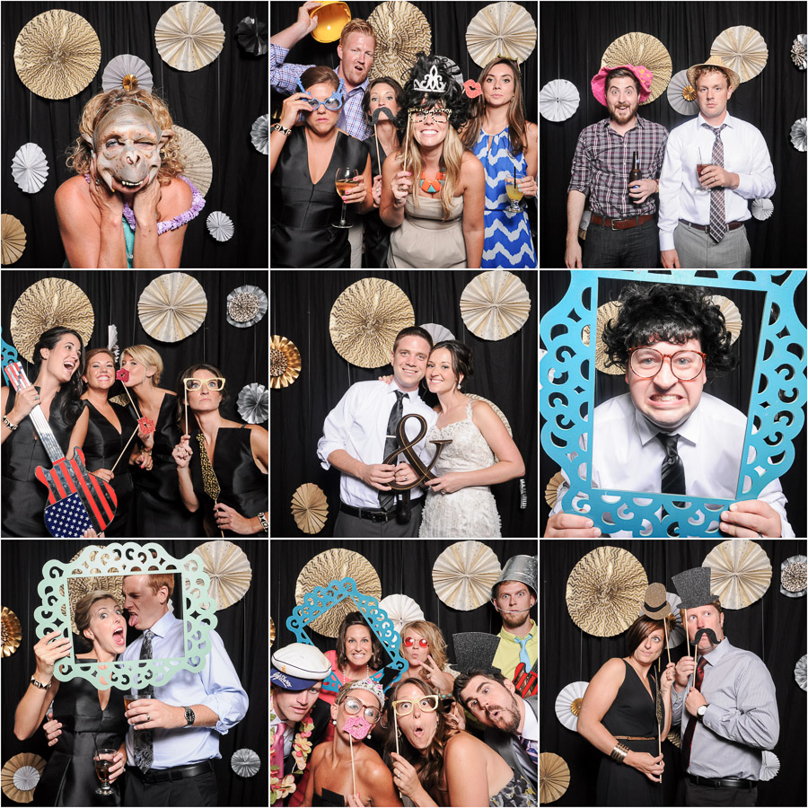 Awesome photobooth action from louisville wedding