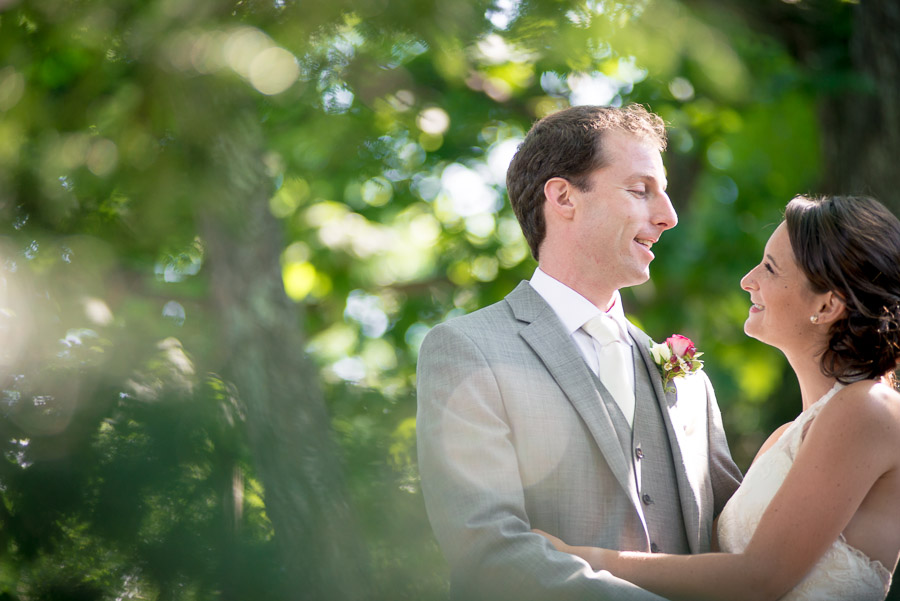 romantic, outdoor, natural wedding portrait at wintergreen resort